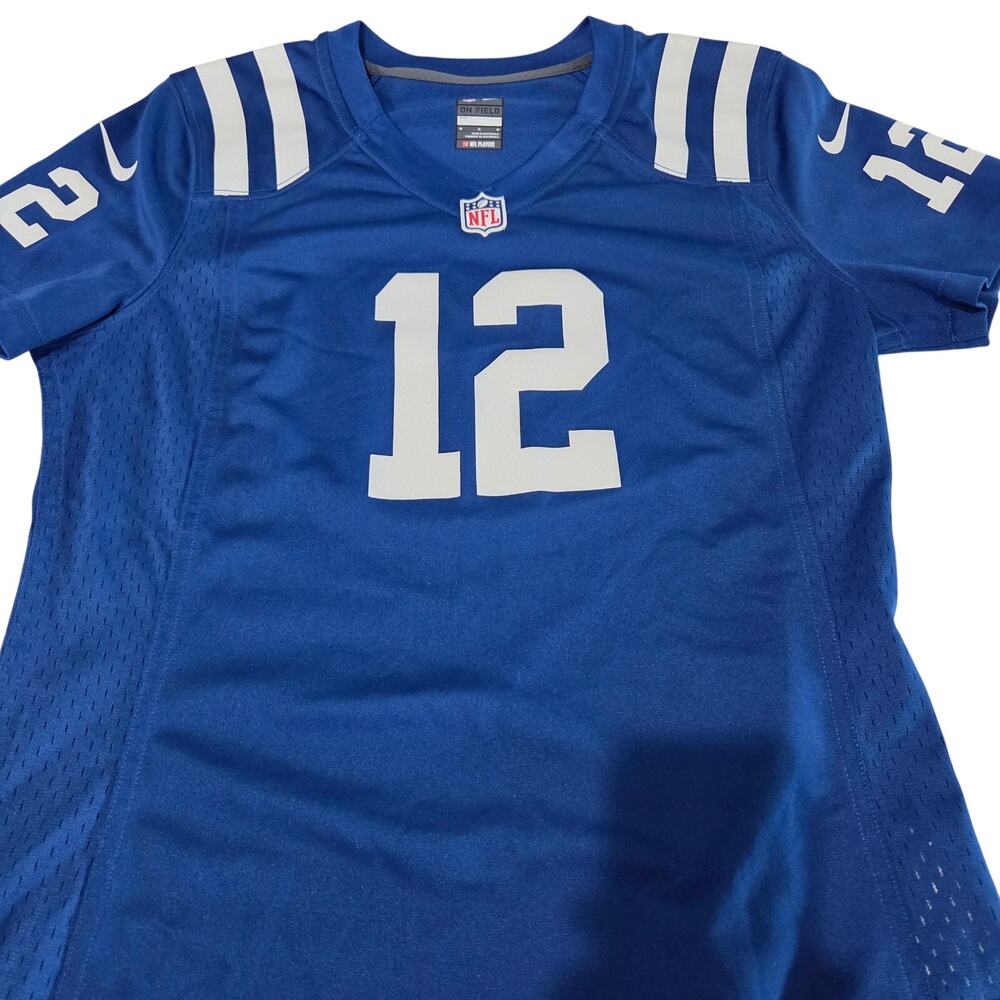 Youth NFL Jersey, #12 Luck, Size Medium